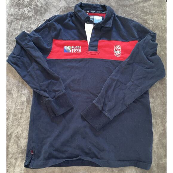 Canterbury Rugby World Cup Collection England 2015 Mens LS Rugby Shirt Jersey Sm - Picture 1 of 11
